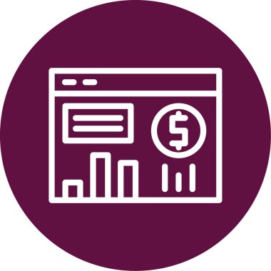 seo modern simgesinin vektör illüstrasyonu