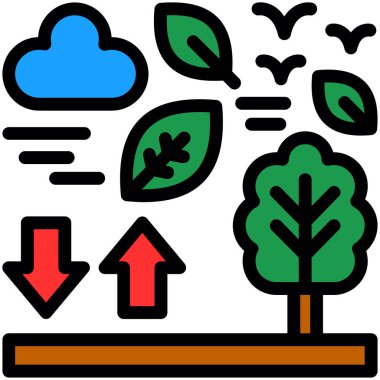 ekoloji çevre ekoloji simgesi