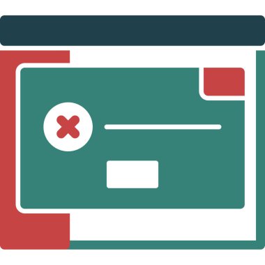 Web simgesi vektör illüstrasyonu