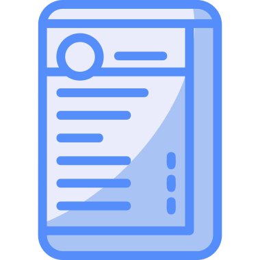 Dosya. Web simgesi basit illüstrasyon