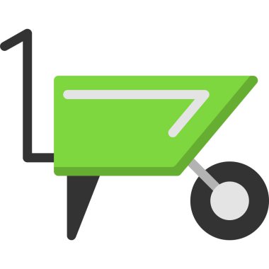 Alışveriş arabası ikon vektör illüstrasyonu