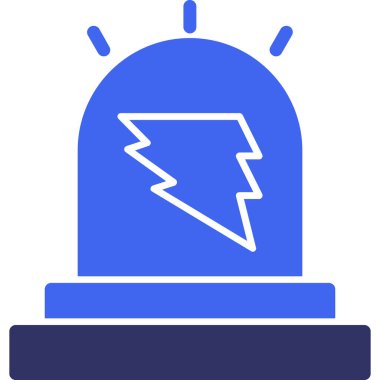 electric icon isolated on white background