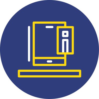 vektör bilgisayar simgesi, vektör illüstrasyonu