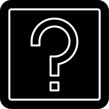 soru işareti vektör simgesi