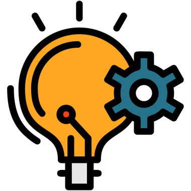 fikir ampulü yenilik simgesi