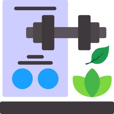 dambıl saglikli simge düz stil