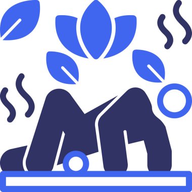 Bir insan simgesinin vektör illüstrasyonu