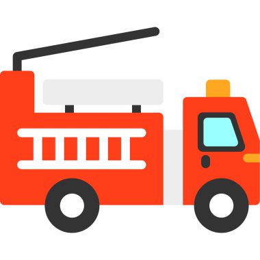 Kamyon. Web simgesi basit illüstrasyon