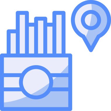 harita gezinme konumu simgesi ana hat biçiminde