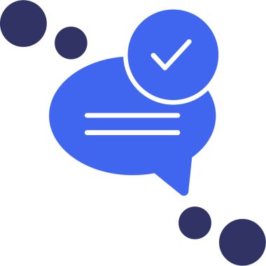 Konuşma baloncukları ikon vektör çizimi