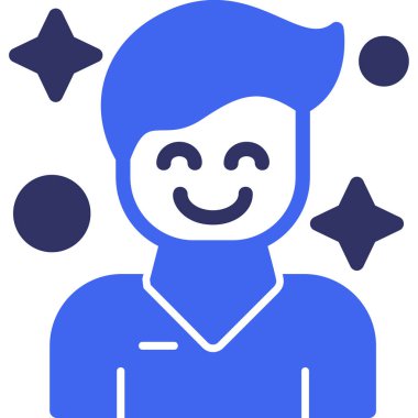 avatar. Web simgesi basit illüstrasyon