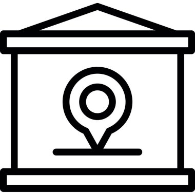 konum haritası gezinme simgesi