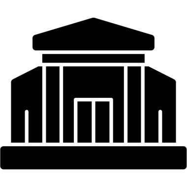 bina simgesi, vektör illüstrasyonu