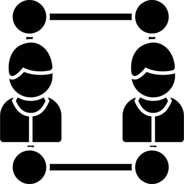 iş simgesi vektör illüstrasyonu