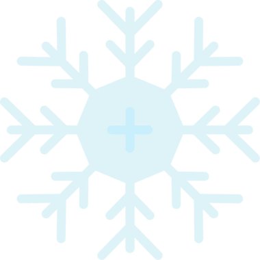 Kar Tanesi ikonu. vektör illüstrasyonu.