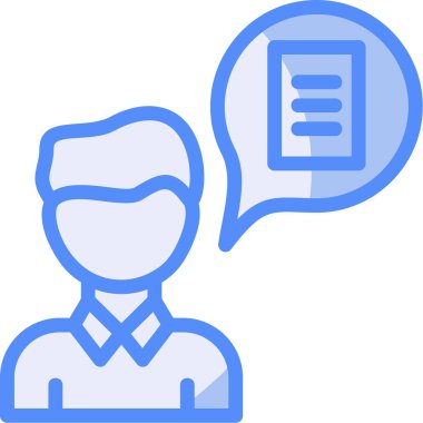 Sohbet iletişim simgesi - özet biçimi