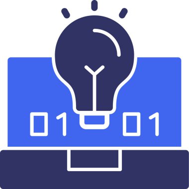 Bir fikrim var. Web simgesi basit tasarım