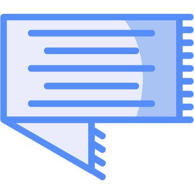 Sohbet yorum mesajı simgesi