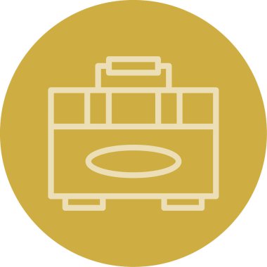 Bir kamera simgesinin vektör illüstrasyonu