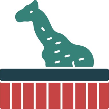 Hayvan timsah hayvan simgesi taslak biçiminde