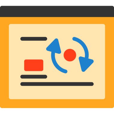 Web & mobil için iş yönetimi dairesi simgesi