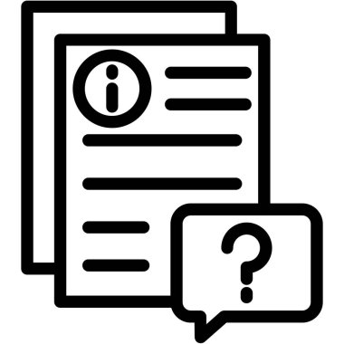 Soru işareti vektör illüstrasyonu