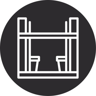 Modern b 'nin vektör illüstrasyonu eksik simgesi