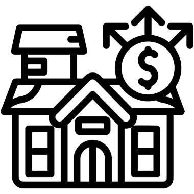 özet biçiminde ev yatırım simgesi oluşturma