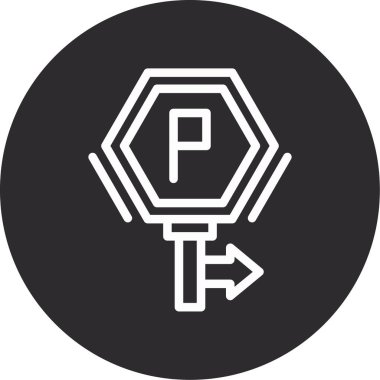 Trafik ışığı simgesi, basit vektör illüstrasyonu