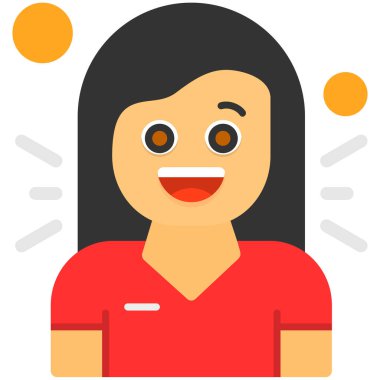 Kadın kadın karakter vektör çizimi tasarımı