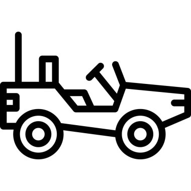 araç simgesi vektör çizimi çizimi