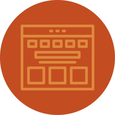 seo modern simgesinin vektör illüstrasyonu