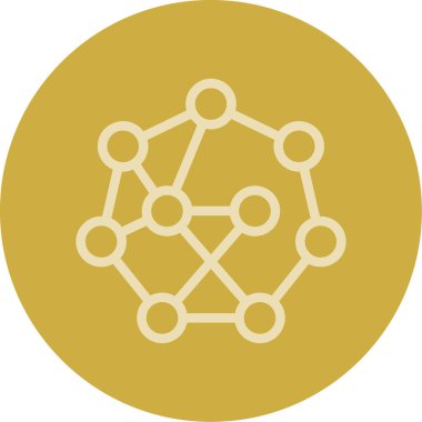 şebeke. Web simgesi basit illüstrasyon