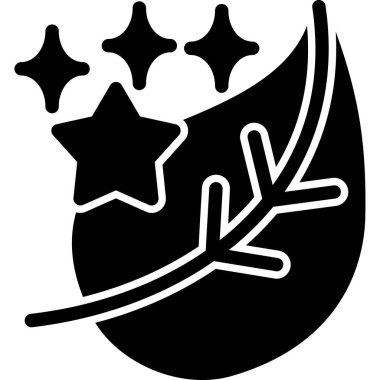 Noel topu web simgesi, basit vektör illüstrasyonu