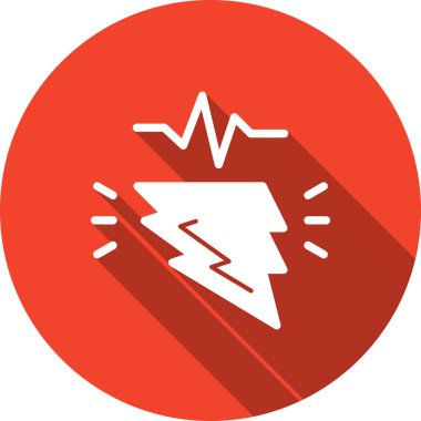 Bir güç simgesinin vektör illüstrasyonu