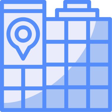 Harita pin konumu simgesi - taslak biçimi