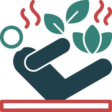 Çevre koruma simgesi düz biçimli