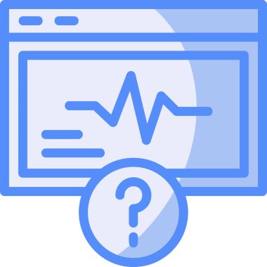 tıbbi rapor vektör simgesi