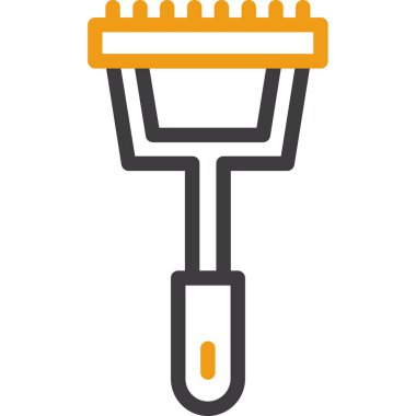 boya fırçası ikonu. vektör illüstrasyonu