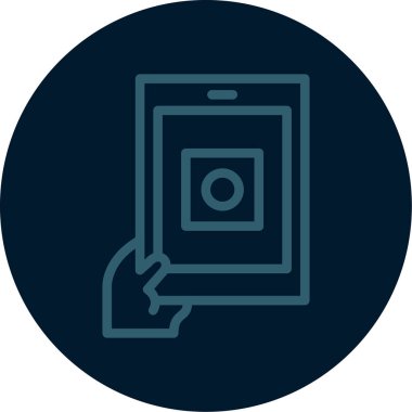 Vektör Mobil simge illüstrasyonu