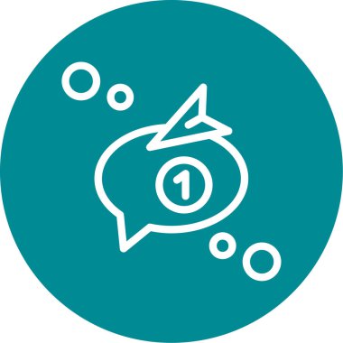 Balık. Web simgesi basit illüstrasyon