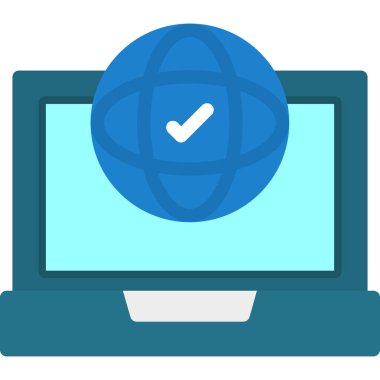 İnternet simgesi vektör illüstrasyonu