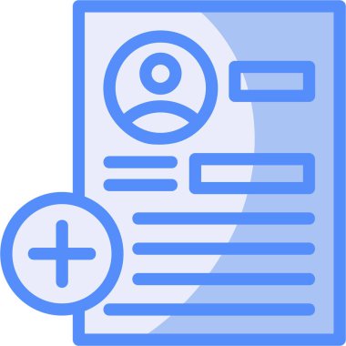 Belge. Web simgesi basit illüstrasyon