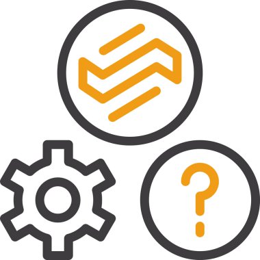 iş simgesi vektör illüstrasyonu