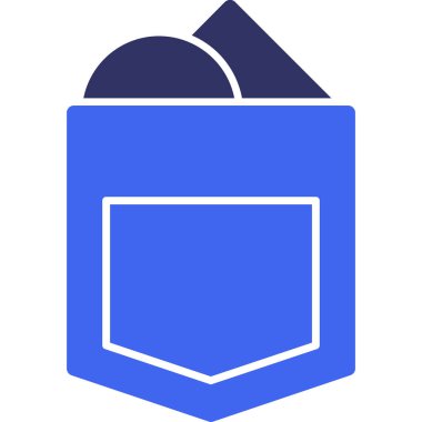 Çanta. Web simgesi basit illüstrasyon