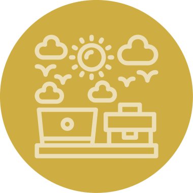 seo modern simgesinin vektör illüstrasyonu