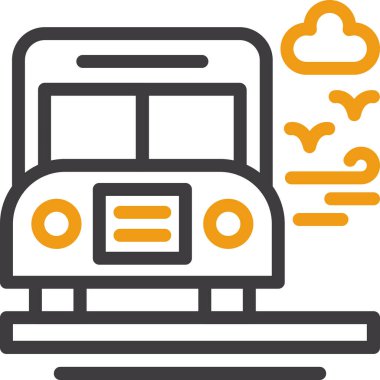 Bulut. Web simgesi basit illüstrasyon