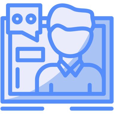 Online eğitim. Basit resimleme