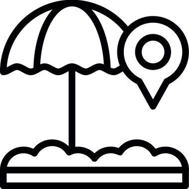 konum. Web simgesi basit illüstrasyon