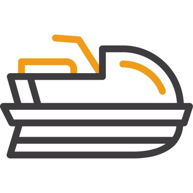 Bir sepet simgesinin vektör illüstrasyonu